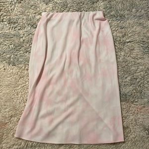 LAST CHANCE: A New Day Pink Tye Dye Midi Skirt 💕